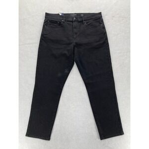 Lucky Brand 412 Jeans Mens 36x30 Athletic Slim Black Stretch Denim Mid Rise NWT